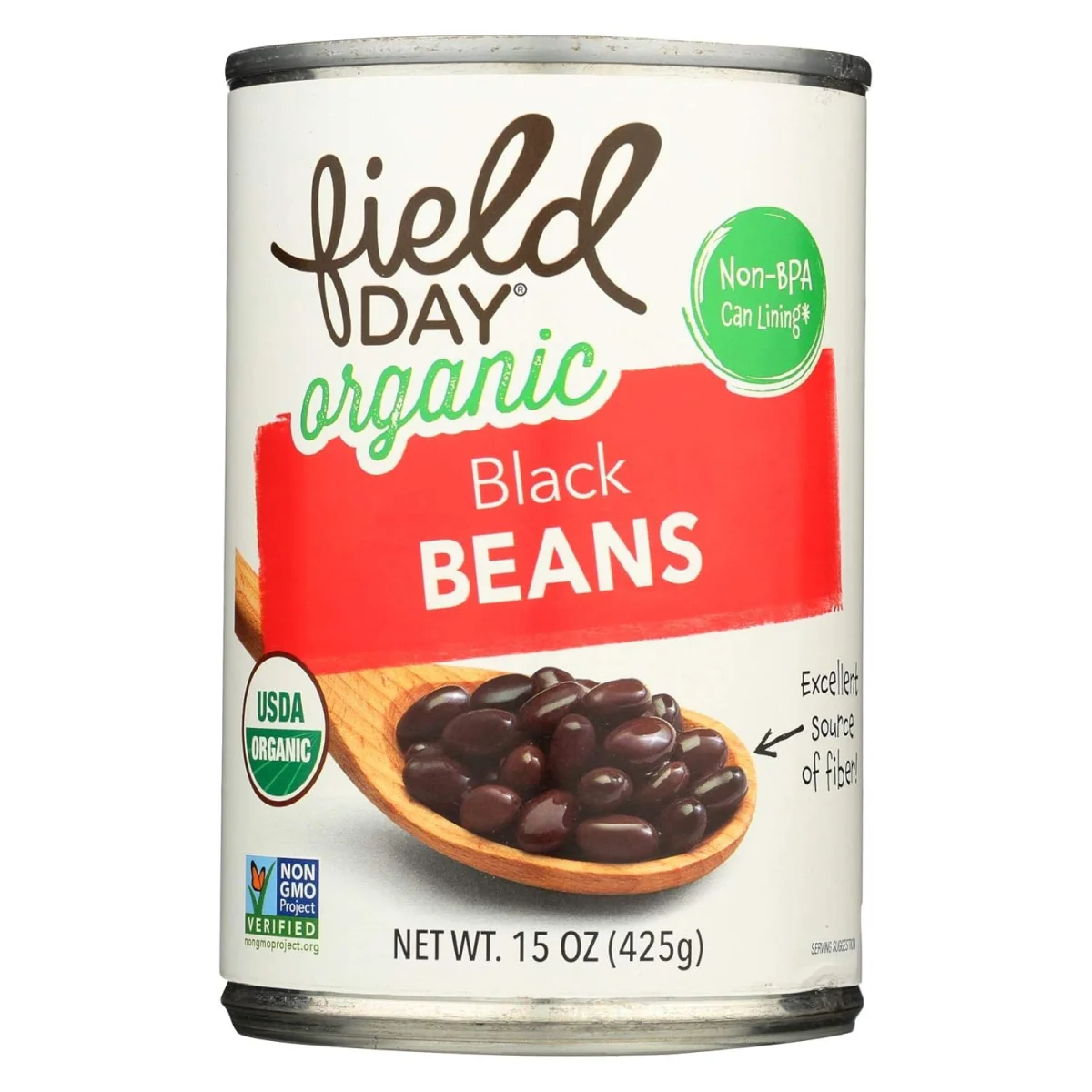 Field Day Organic Black Beans - 15 oz