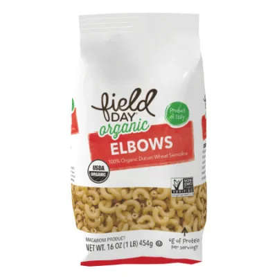 Field Day Organic Traditional Elbow Macaroni - 16 oz