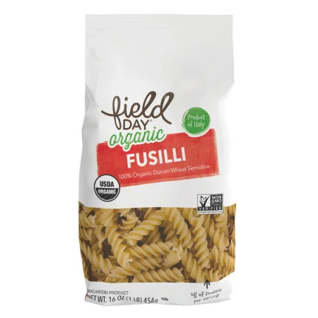Field Day Organic Traditional Fusilli Pasta - 16 oz