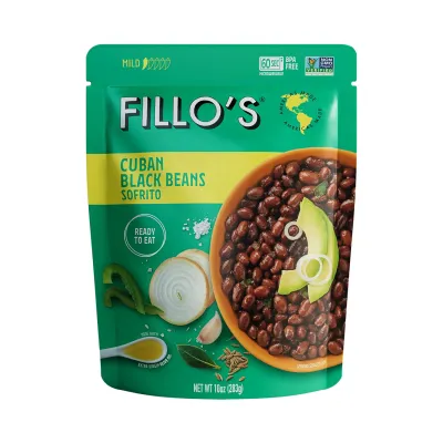 Fillo's Beans and Sofrito, Cuban Black Beans - 10 oz