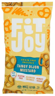 FitJoy Tangy Dijon Mustard Pretzels - 4.5 oz