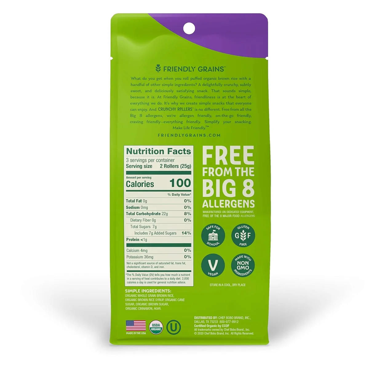 Friendly Grains Crunchy Rollers