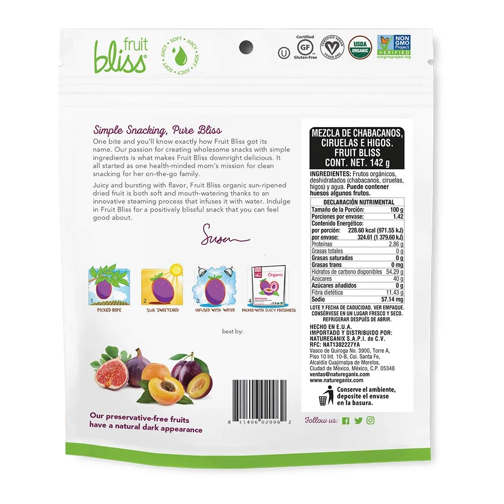Fruit Bliss Organic Fruit Medley - 5 oz