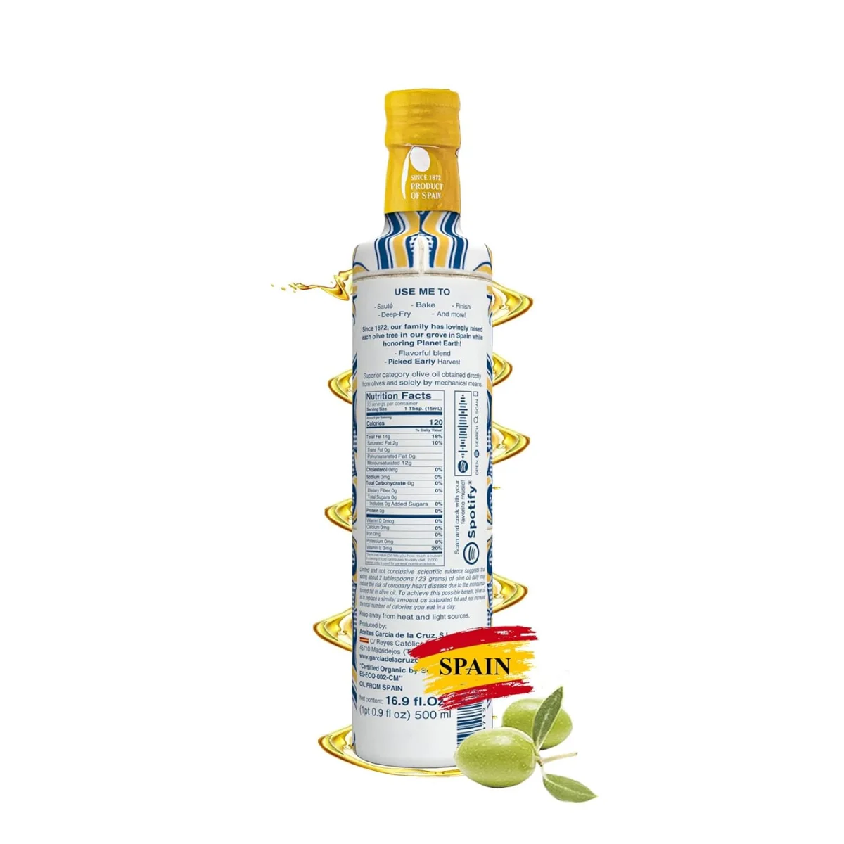García de la Cruz Organic Extra Virgin Olive Oil