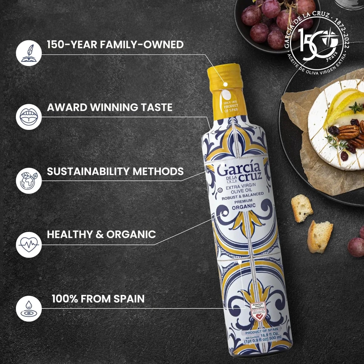 García de la Cruz Organic Extra Virgin Olive Oil