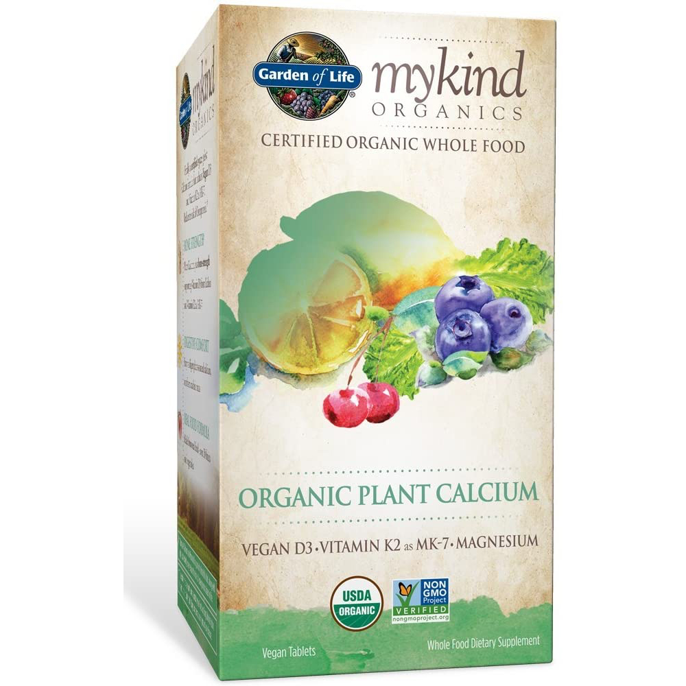 Garden of Life Organics Plant Calcium - 90 Vegan Tablets