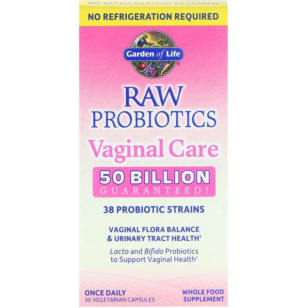 Garden of Life Raw Probiotics Vaginal Care - 50 billion CFU - 30 Vegetarian Capsules