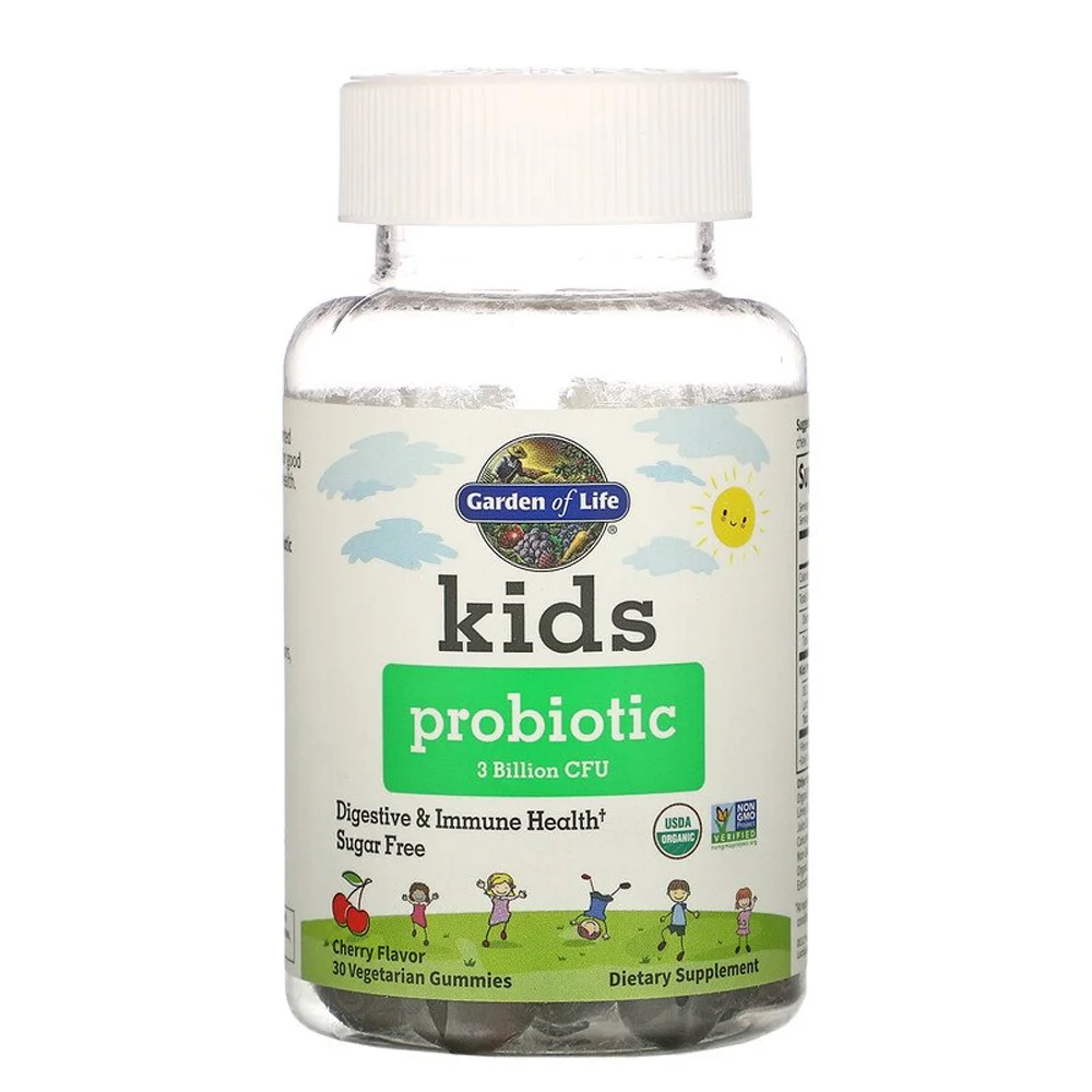 Garden of Life Kids Probiotic Organic Cherry - 3 billion CFU - 30 Vegetarian Gummies