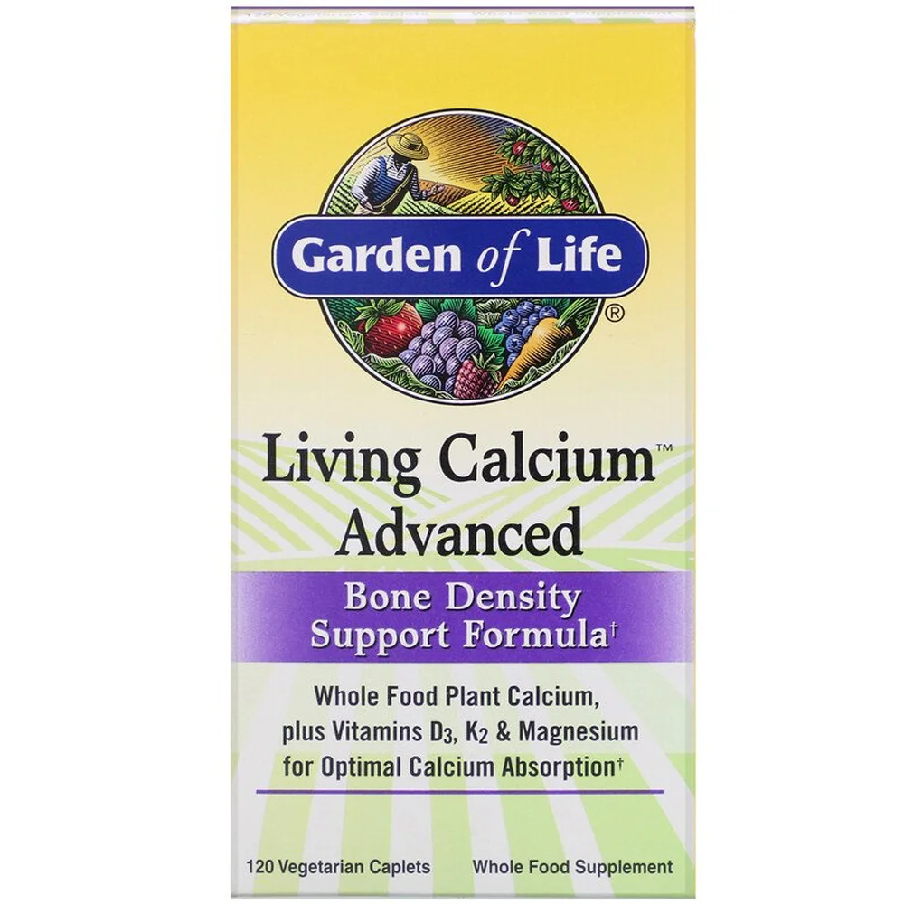 Garden of Life Living Calcium Advanced - 120 Vegetarian Caplets