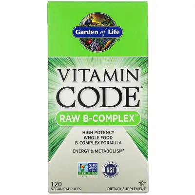 Garden of Life Vitamin Code RAW B-Complex - 120 Vegan Capsules