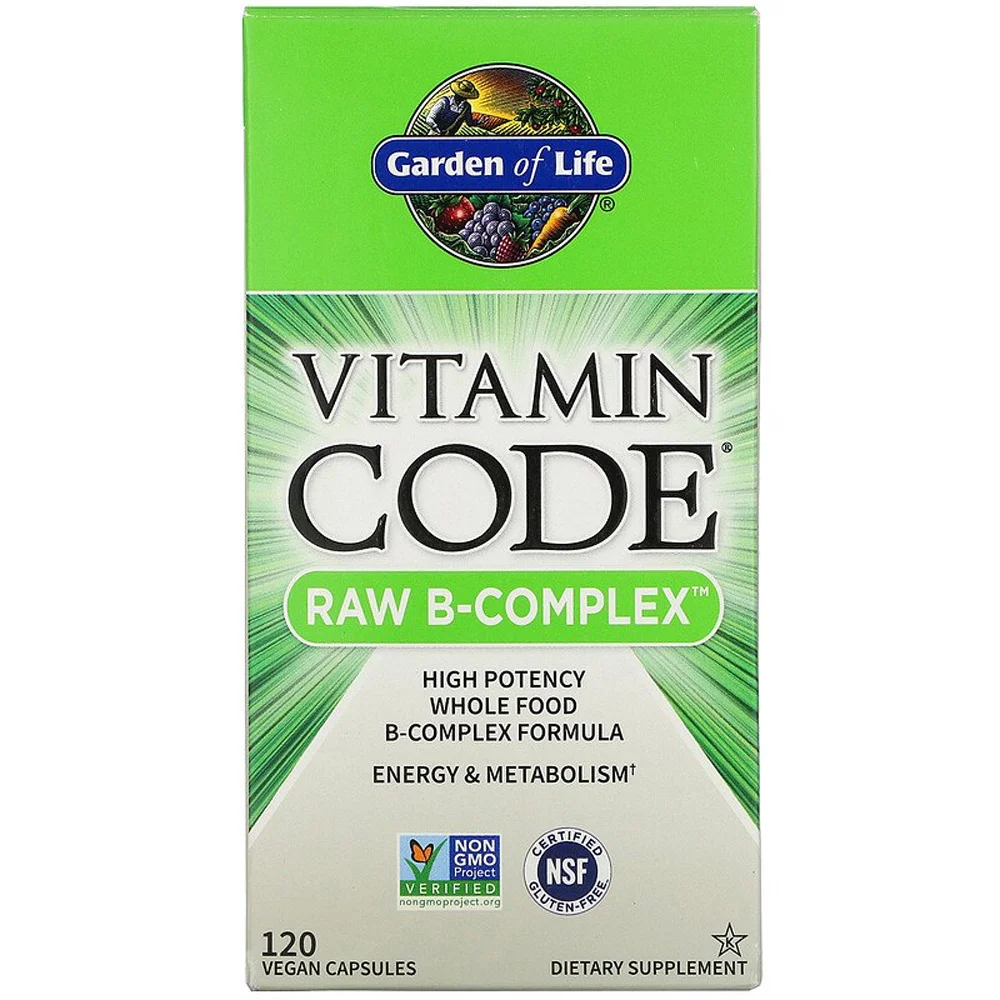 Garden of Life Vitamin Code RAW B-Complex - 120 Vegan Capsules