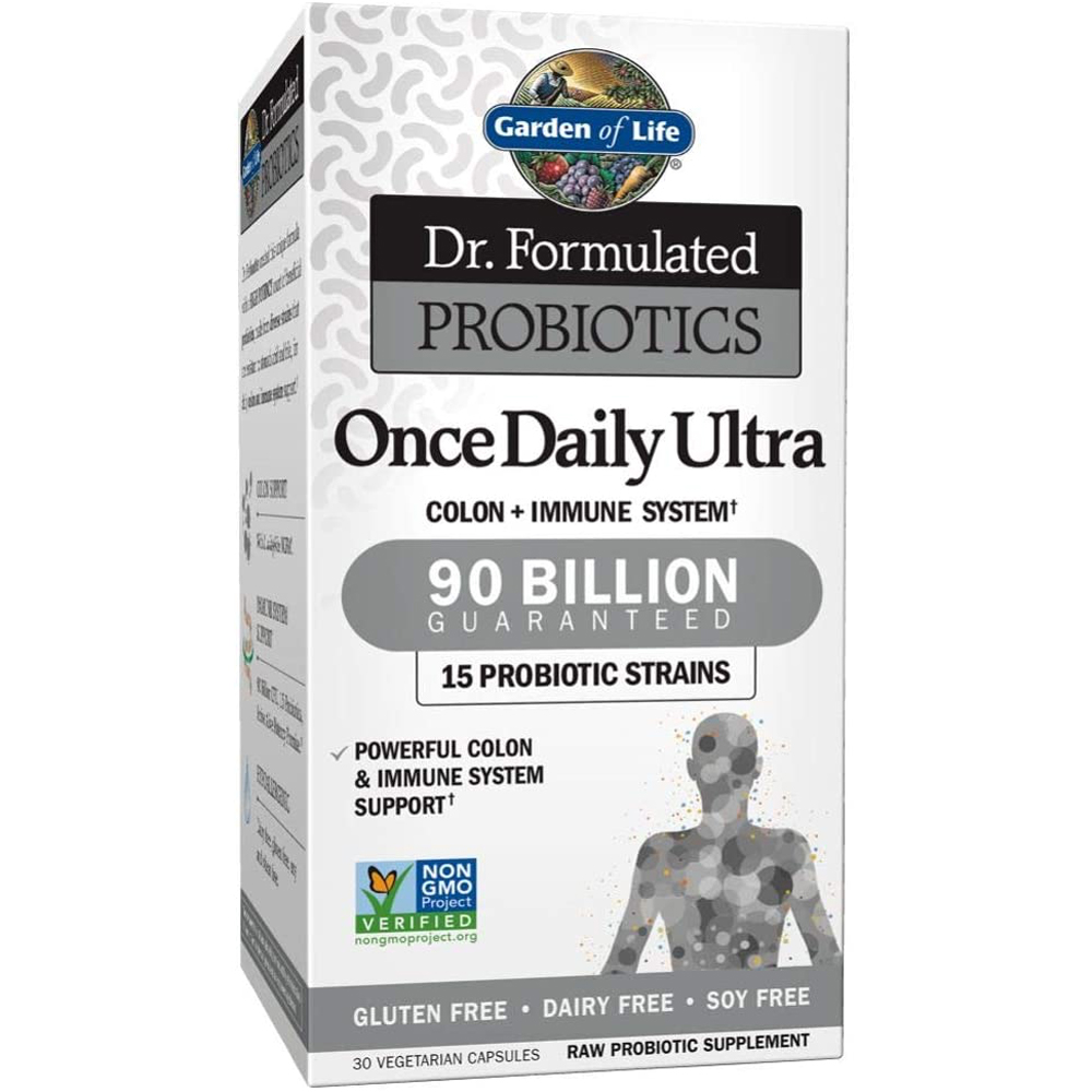 Garden of Life Dr. Formulated Probiotics Once Daily Ultra - 90 billion - 30 Vegetarian Capsules