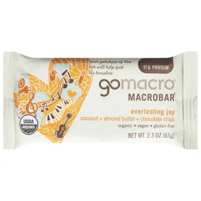 GoMacro MacroBar Mini, Coconut + Almond Butter + Chocolate Chips - 0.9 oz