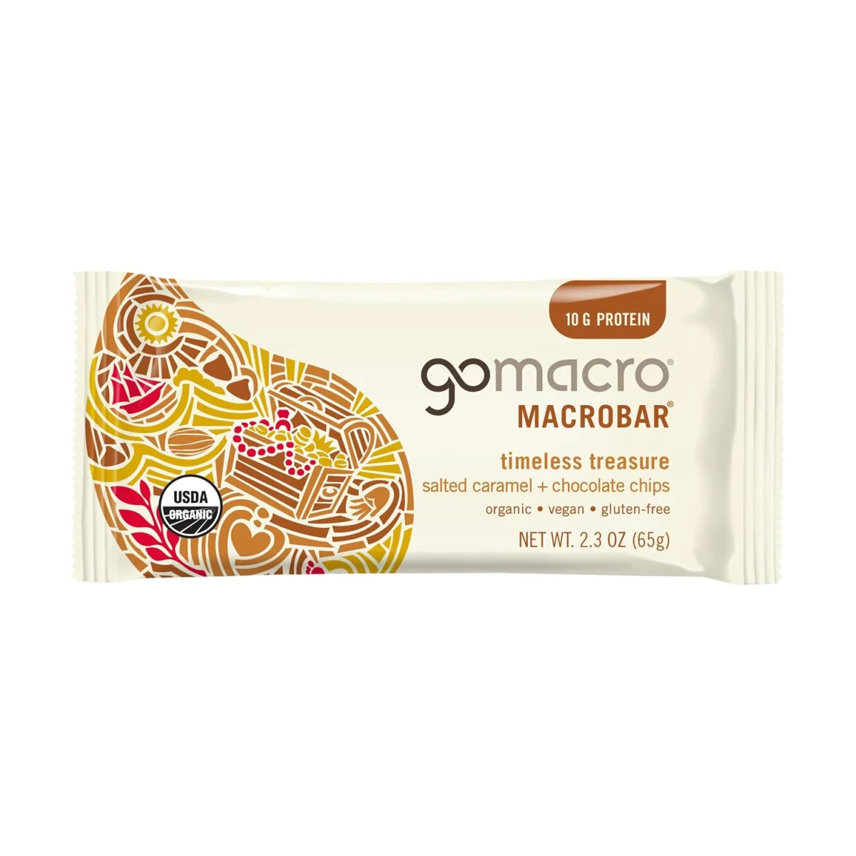 GoMacro MacroBar, Salted Caramel & Chocolate Chips - 2.3 oz