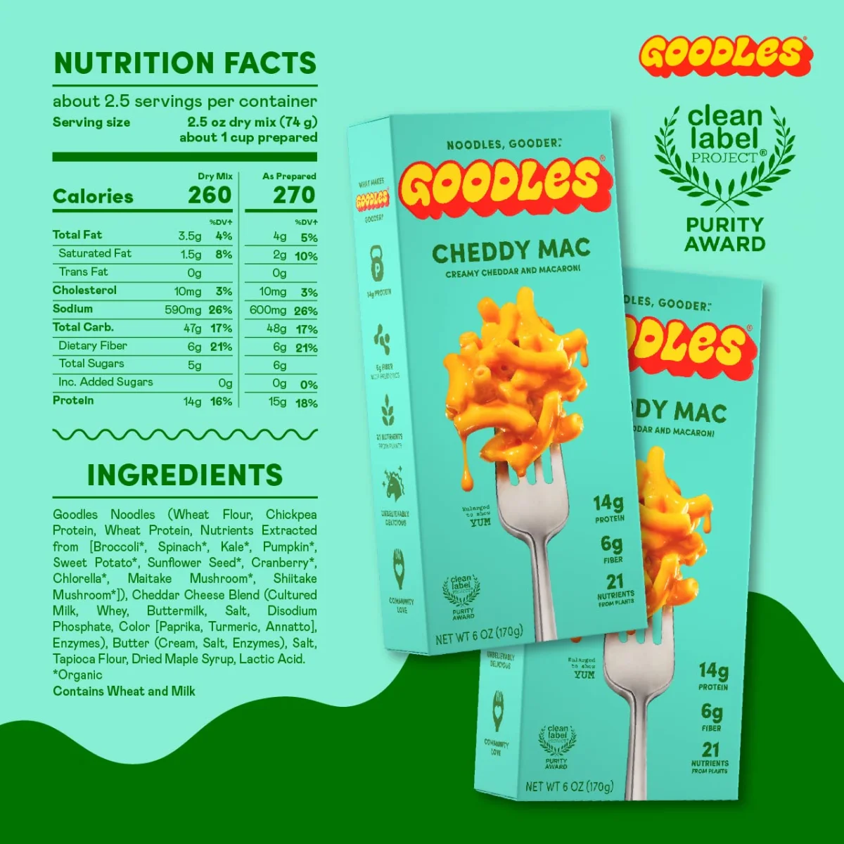 Goodles Cheddy Mac & Cheese - 6 oz