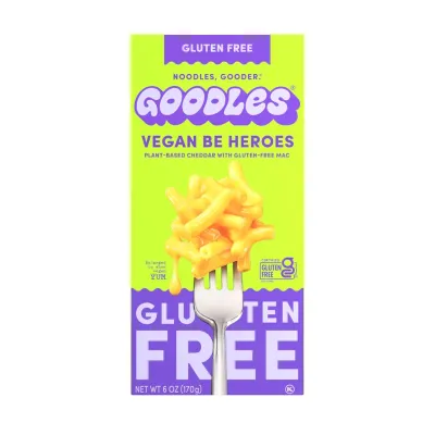 GOODLES Gluten-Free Vegan Be Heroes Mac and Cheese - 6 oz
