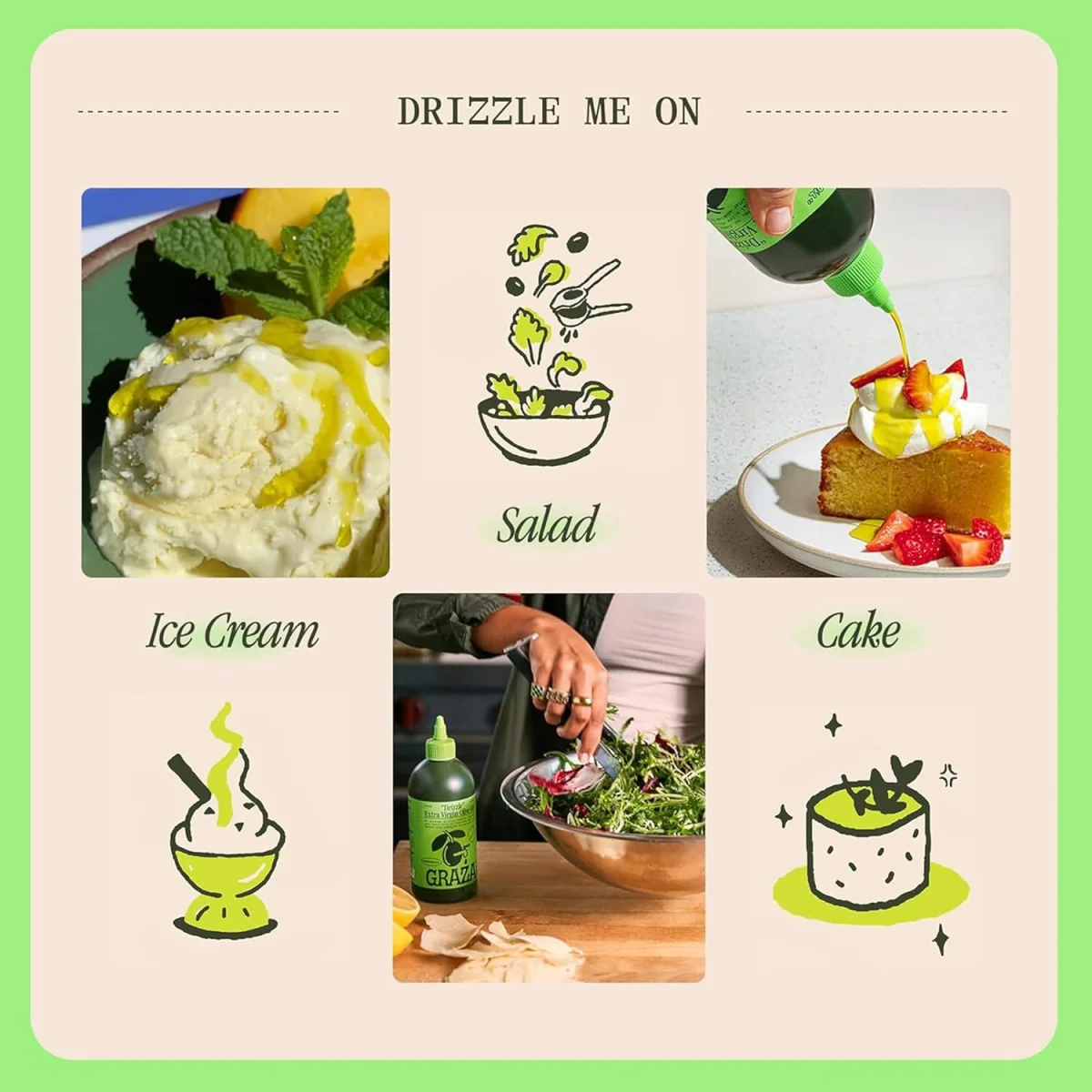 Graza Drizzle Extra Virgin Olive Oil - 16.9 fl oz