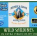 Henry & Lisa's Natural Seafood Wild Sardines in Extra Virgin Olive Oil - 4.25 oz - Image 1