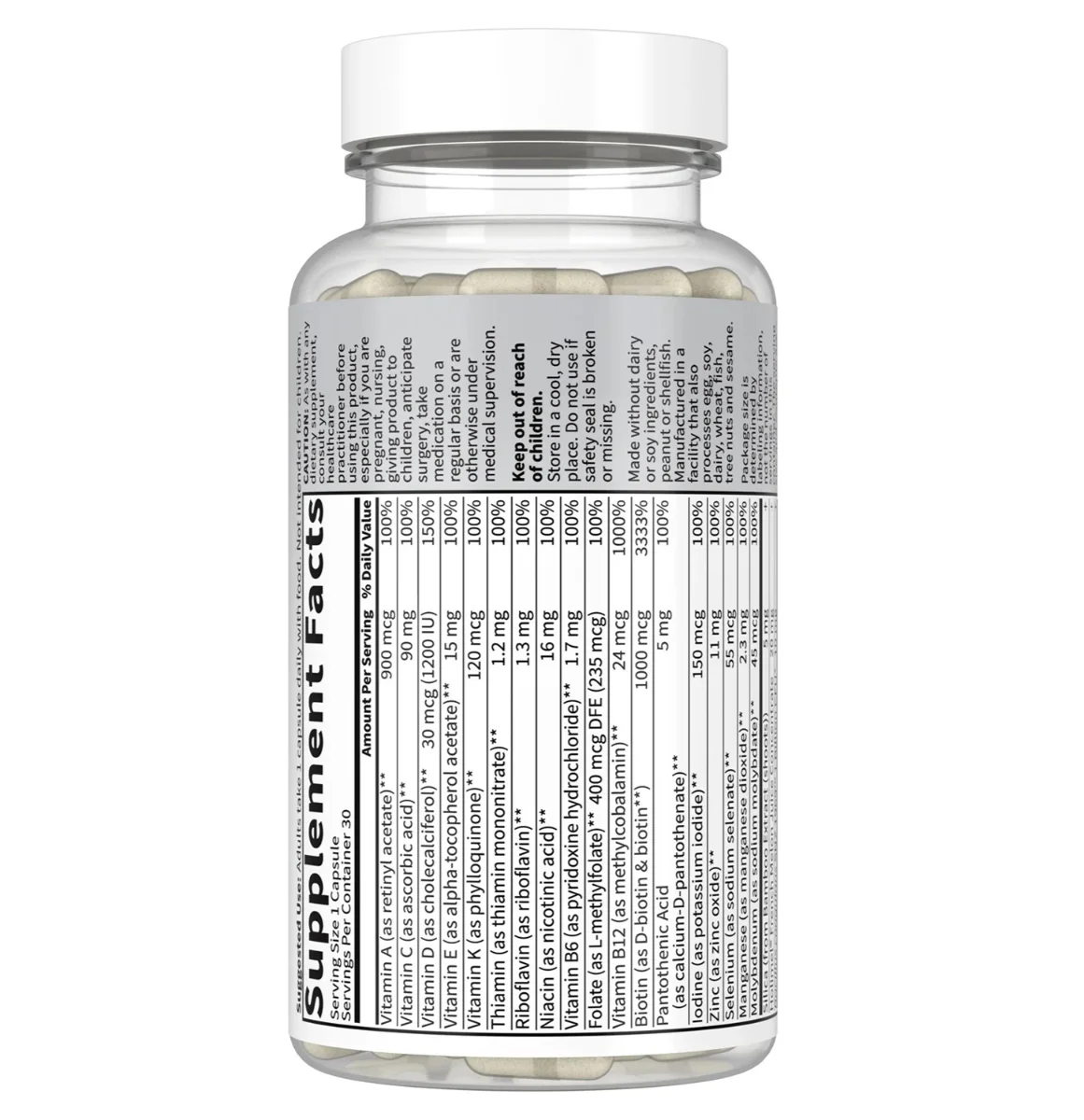 Garden of Life, Dr. Formulated Multi+, Beauty Complex, 30 Capsules