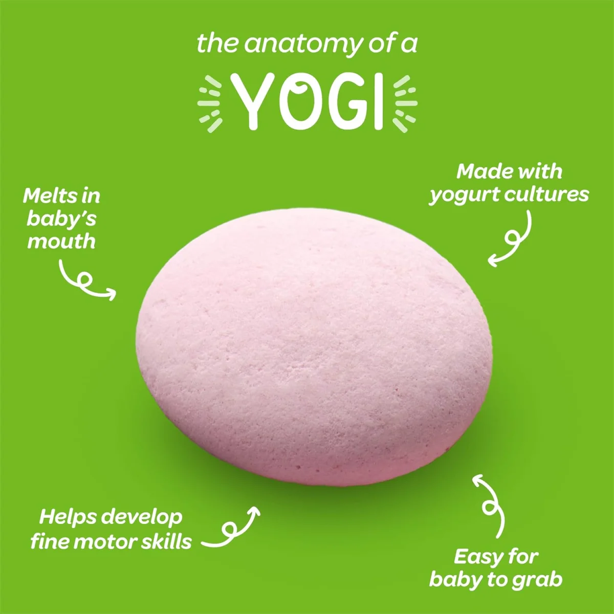 Happy Baby Organic Yogis, Mixed Berry - 1 oz