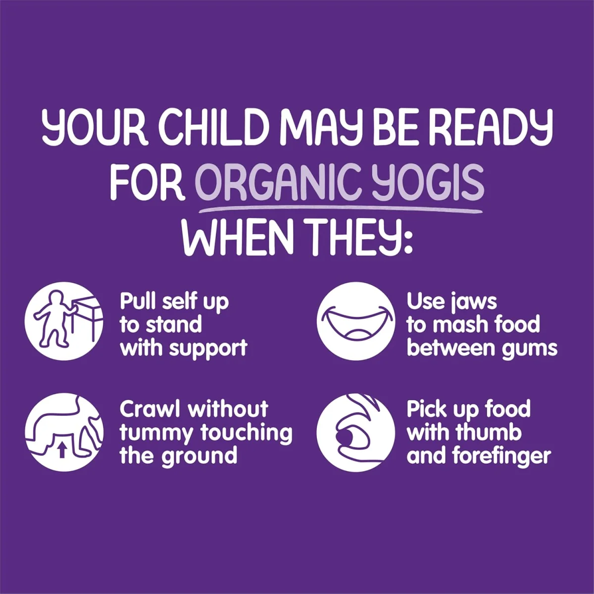 Happy Baby Organic Yogis, Mixed Berry - 1 oz