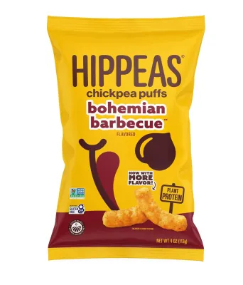 Hippeas Chickpea Puffs, Bohemian Barbecue - 4 oz