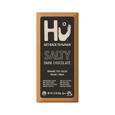 Hu Dark Chocolate Bar, Salty - 2.1 oz