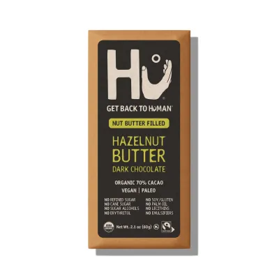 Hu Dark Chocolate Bar, Hazelnut Butter - 2.1 oz
