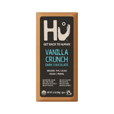 Hu Vanilla Crunch Dark Chocolate Bar - 2.1 oz
