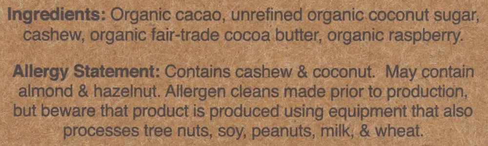 Hu Dark Chocolate Bar, Cashew Butter & Raspberry Jelly - 2.1 oz