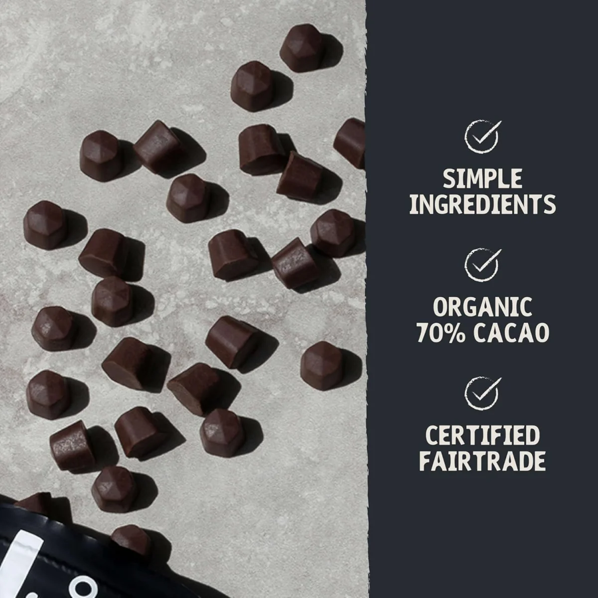 Hu Kitchen Gems Dark Chocolate Snacking & Baking Chocolate - 9 oz