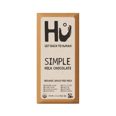 Hu Organic Fair Trade Simple Milk Chocolate Bar - 2.1 oz
