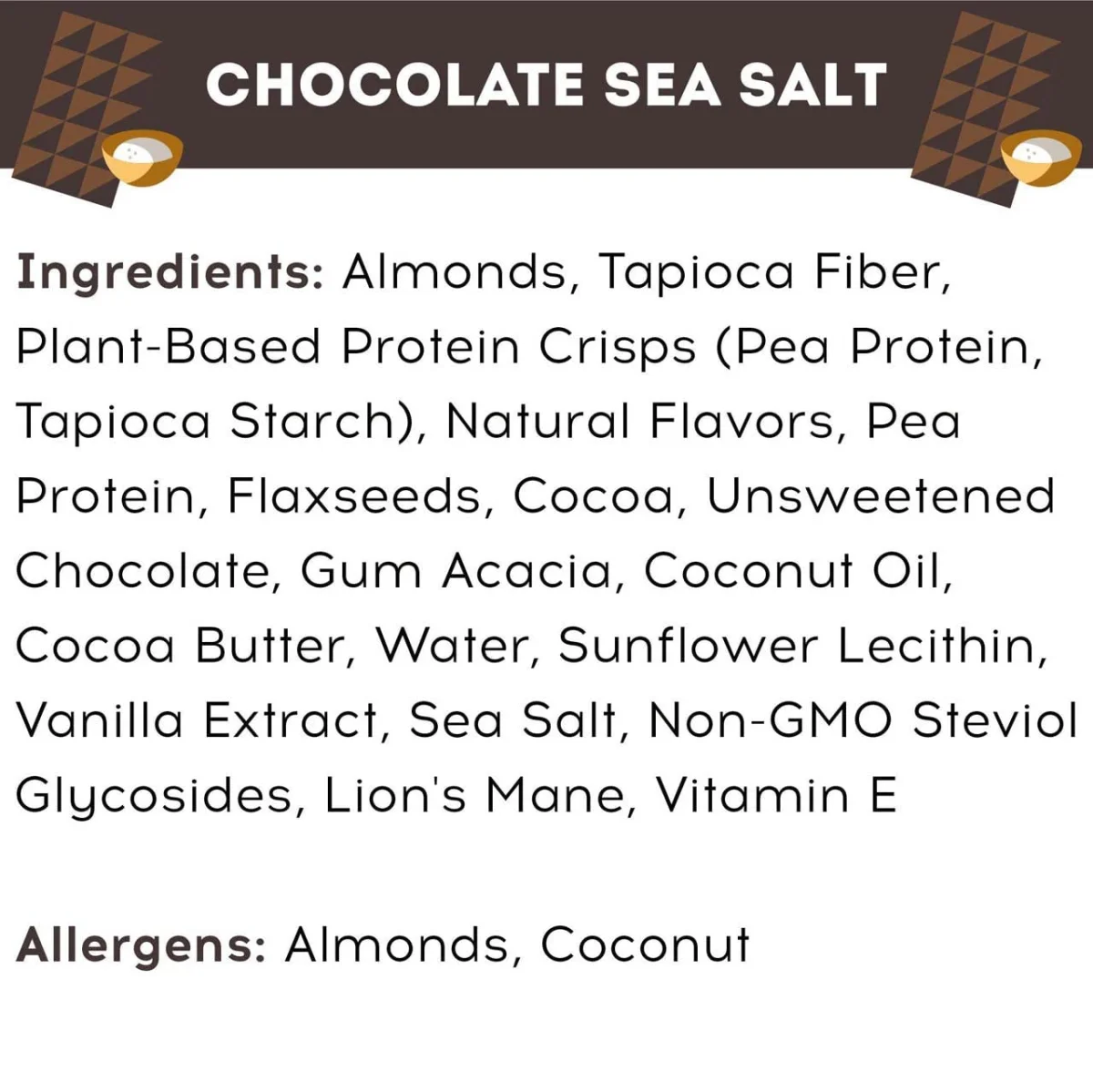 IQBAR Brain and Body Keto Protein Bar, Chocolate Sea Salt
