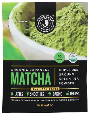 Jade Leaf Matcha Organic Japanese Matcha - 20 g
