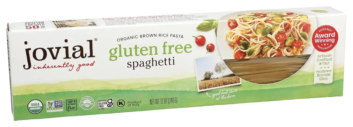 Jovial Gluten Free Organic Brown Rice Spaghetti - 12 oz
