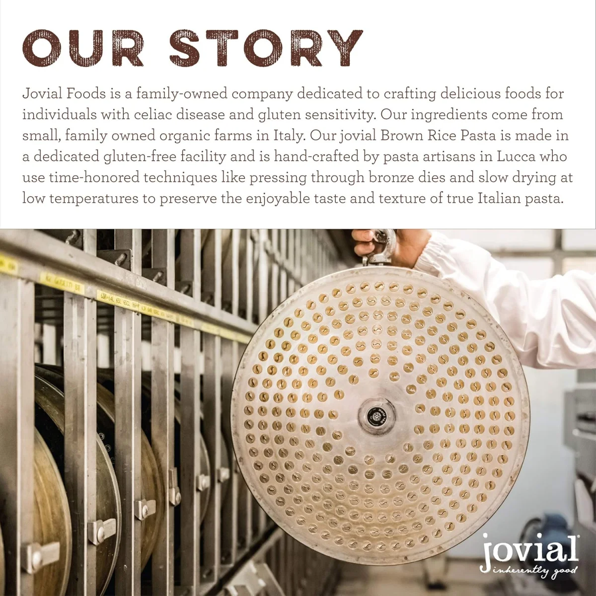 Jovial Organic Brown Rice Farfalle Pasta, Gluten Free - 12 oz