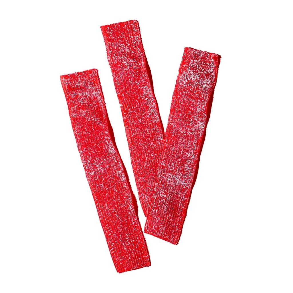 Joyride Sour Candy Strips, Sour Strawberry - 3.5 oz