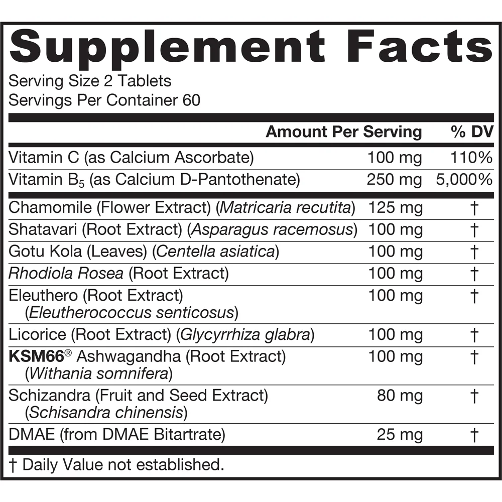 Jarrow Formulas Adrenal Optimizer 120 Tablets