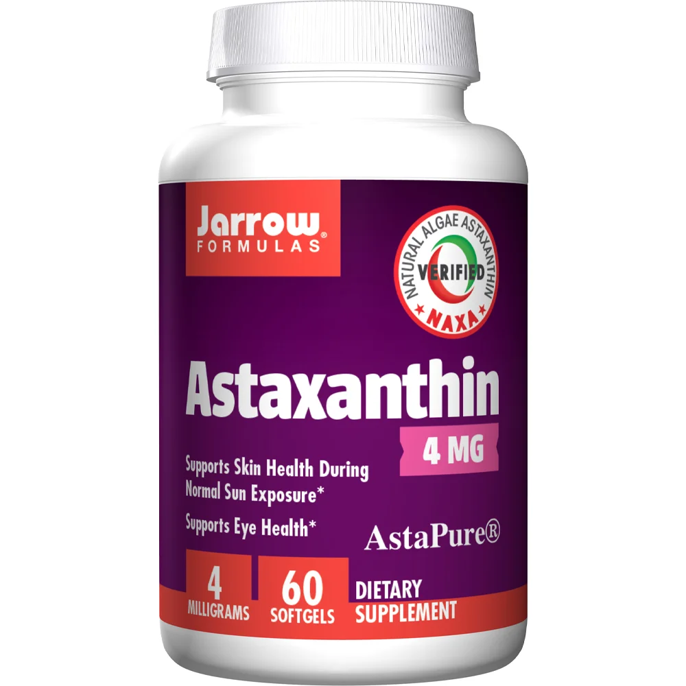 Jarrow Formulas Astaxanthin 4 mg 60 Softgels