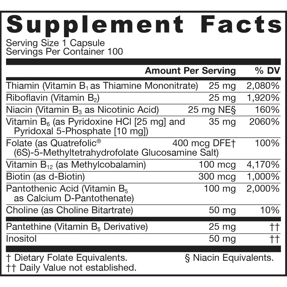 Jarrow Formulas B-Right Complex - 100 Veggie Capsules