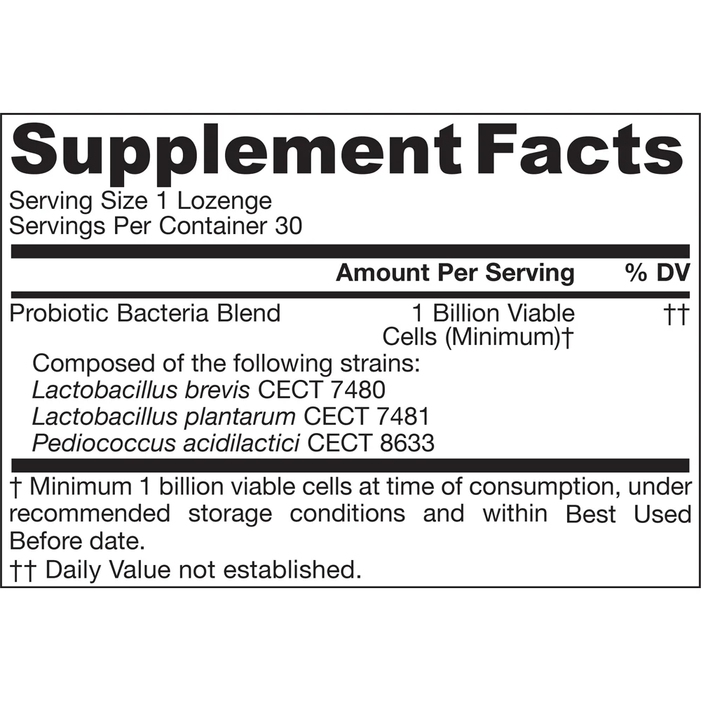 Jarrow Formulas Jarro-Dophilus Oral Probiotic 1 Billion Per Lozenge 30 Lozenges Peppermint 