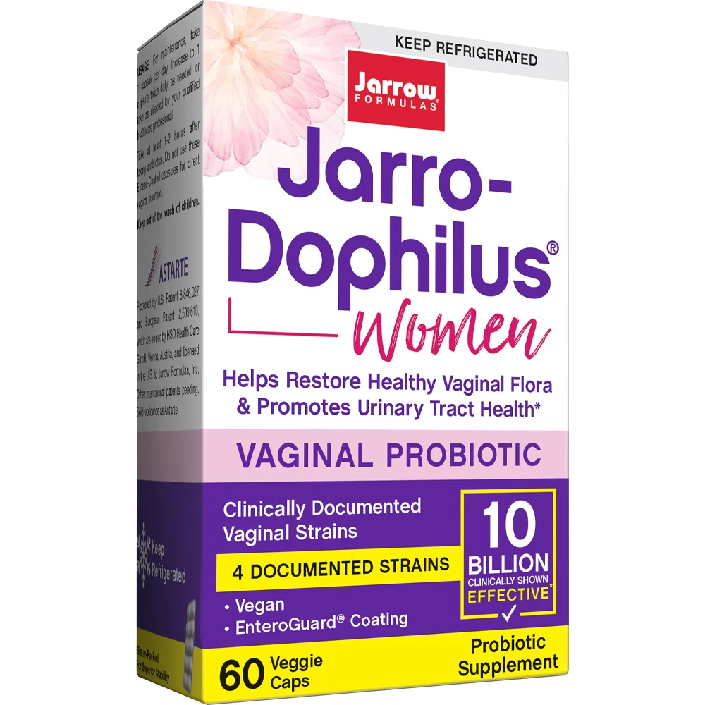 Jarrow Formulas Jarro-Dophilus Vaginal Probiotic Women 10 Billion 60 Veggie Caps