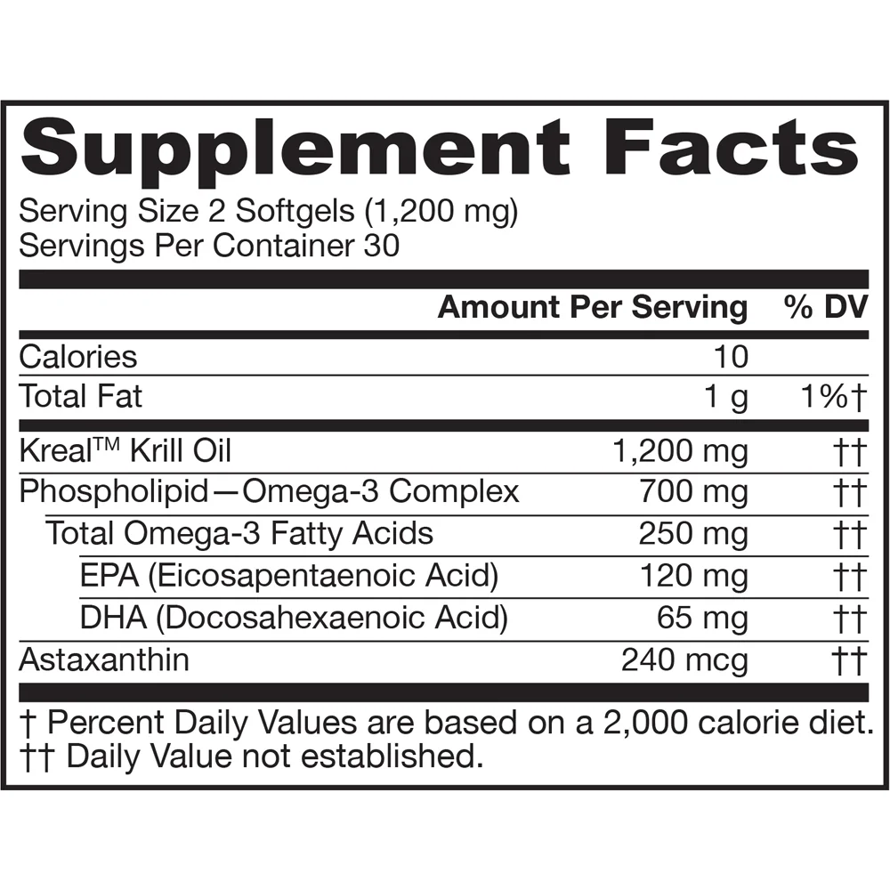 Jarrow Formulas Krill Oil - 60 Softgels