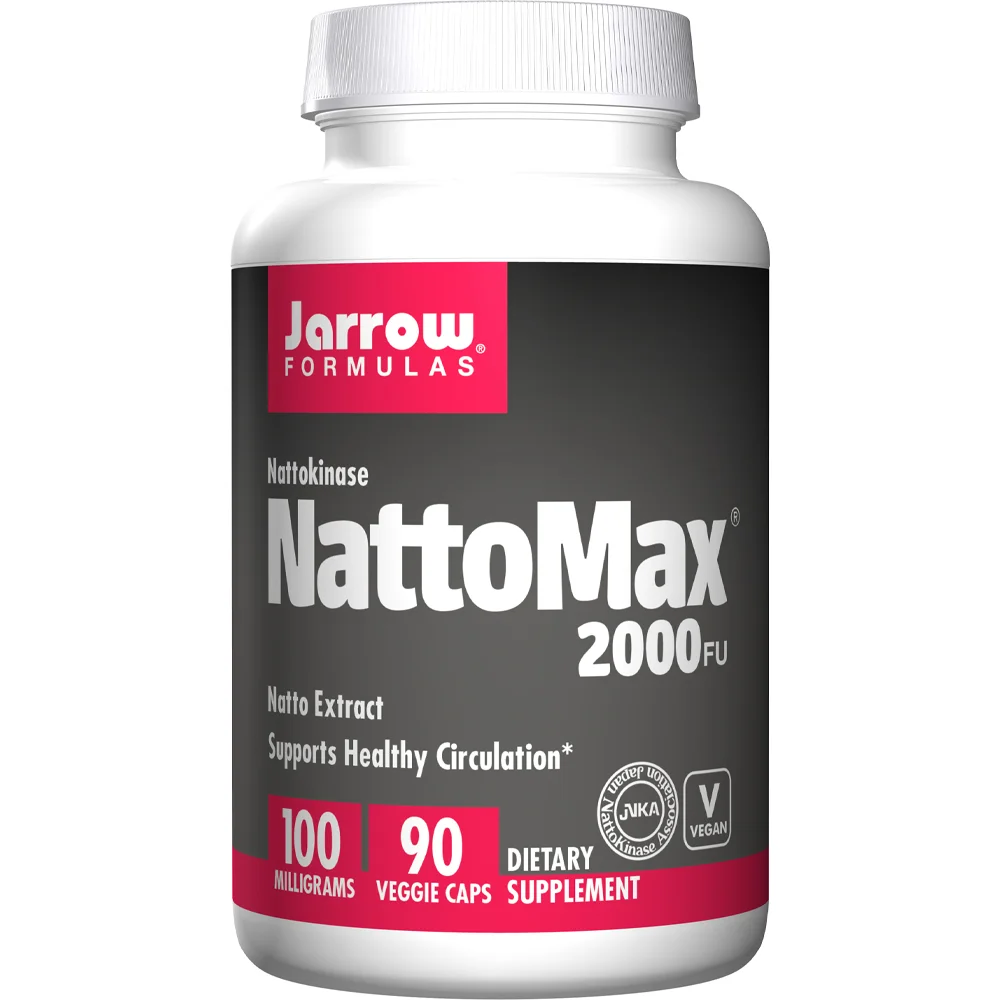 Jarrow Formulas NattoMax 2000 FU 100 mg 90 Veggie Caps