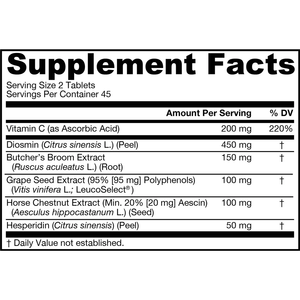 Jarrow Formulas Venous Optimizer 90 Tablets