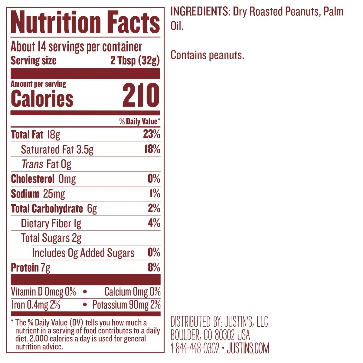 Justin's Classic Peanut Butter Spread - 16 oz