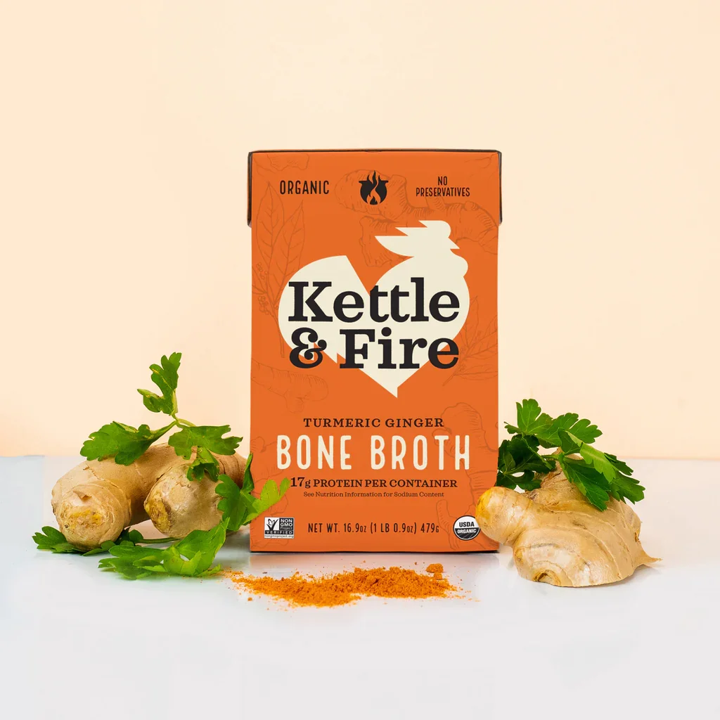 Kettle and Fire Broth Bone Turmeric Ginger Chicken