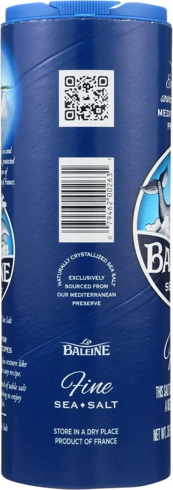 La Baleine Sea Salt Fine Crystals Canister - 26.5 oz
