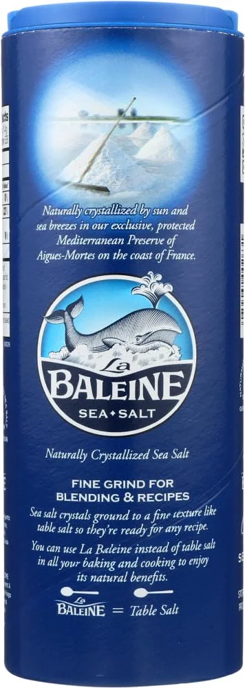 La Baleine Sea Salt Fine Crystals Canister - 26.5 oz
