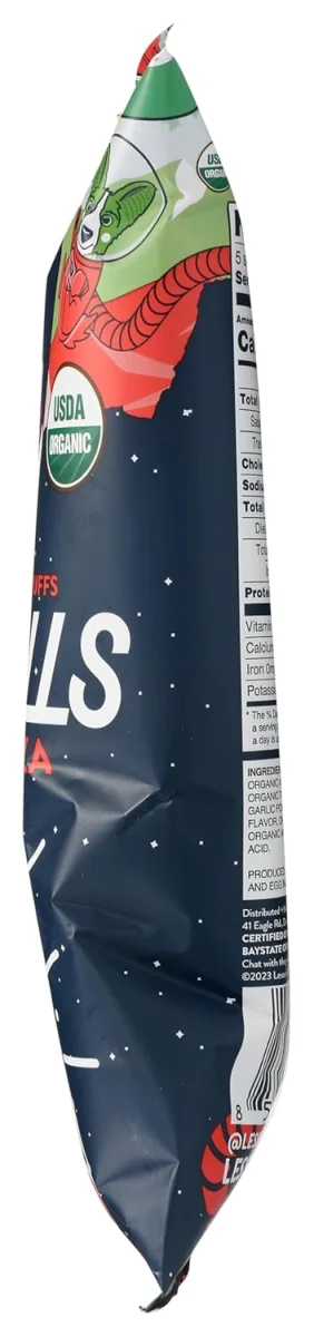LesserEvil Organic Space Balls Pizza Snack